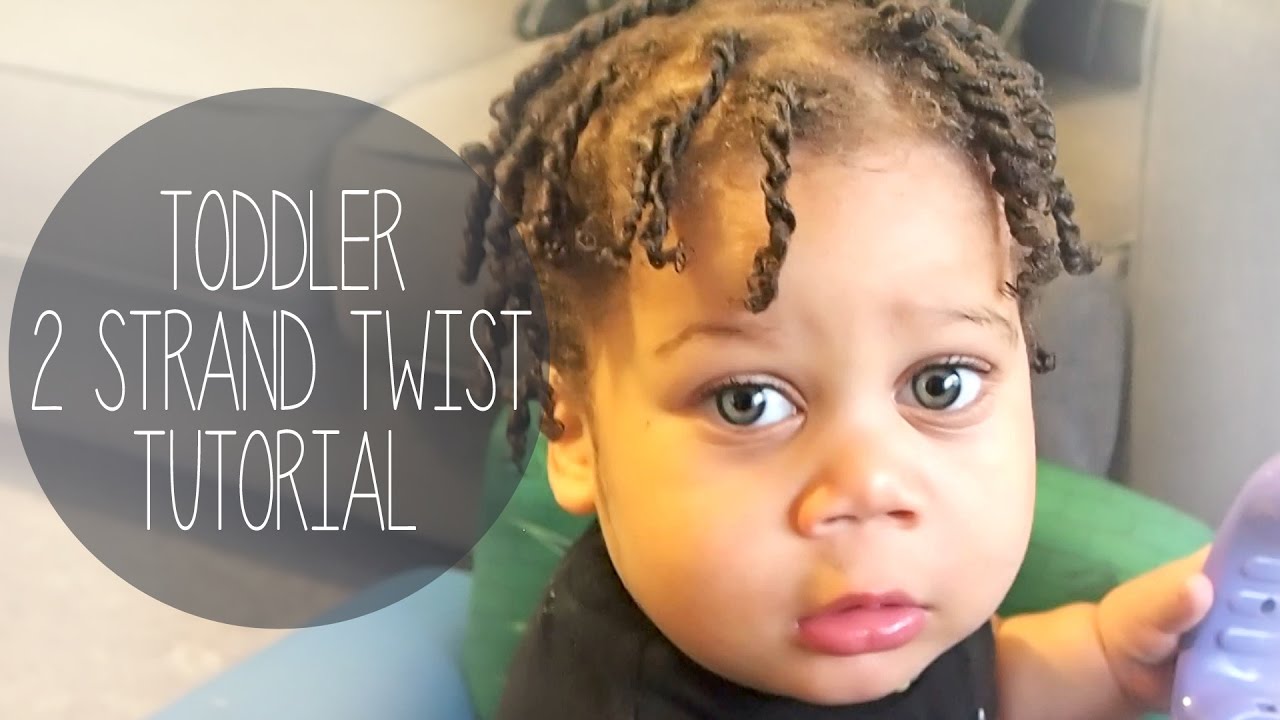 Toddler Hair Tutorial- 2 STRAND TWISTS