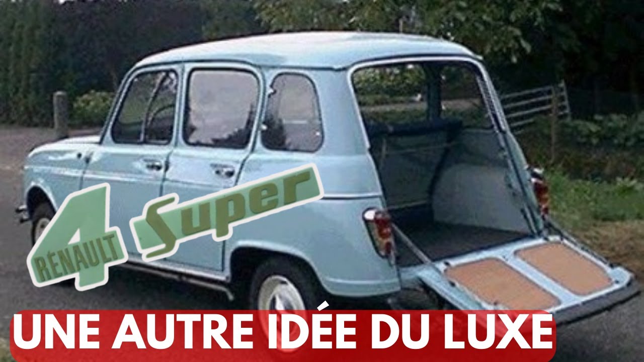 Renaul 4L super: le luxe à la française