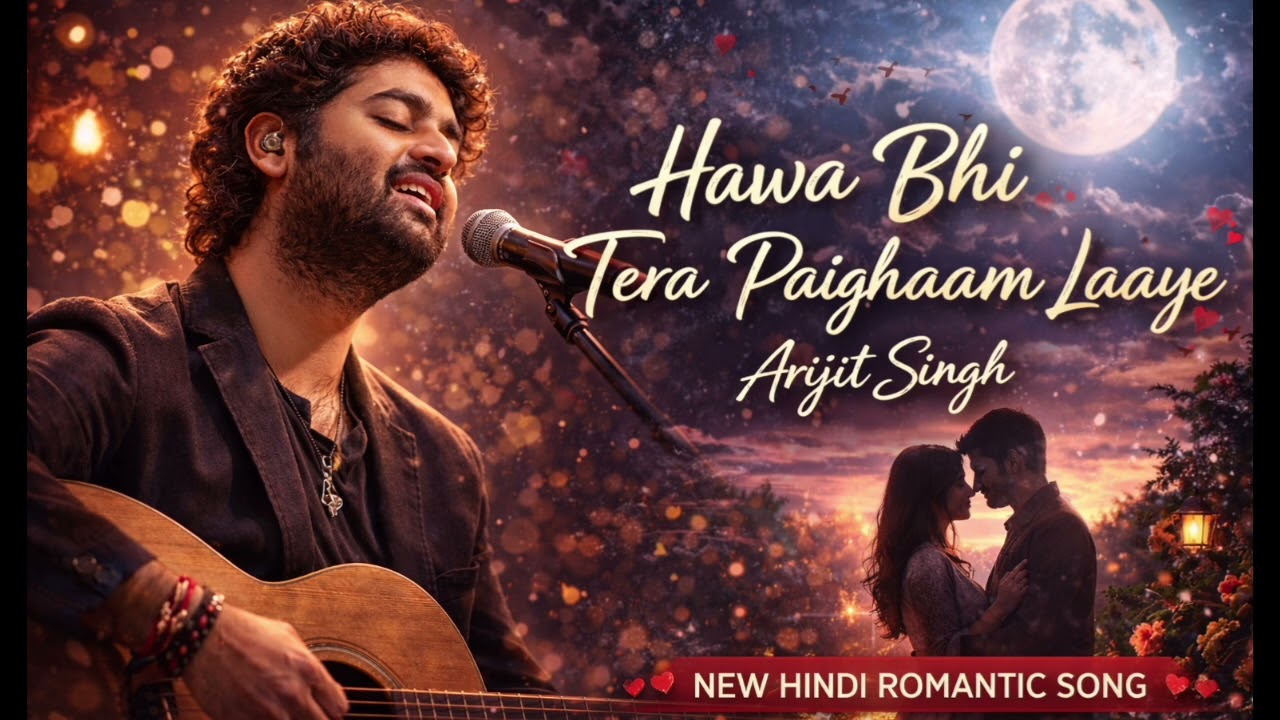 Arijit Singh Style Romantic Song |Hawa Bhi Tera Paighaam Laaye | New HindiLoveSong 2026#song #music 