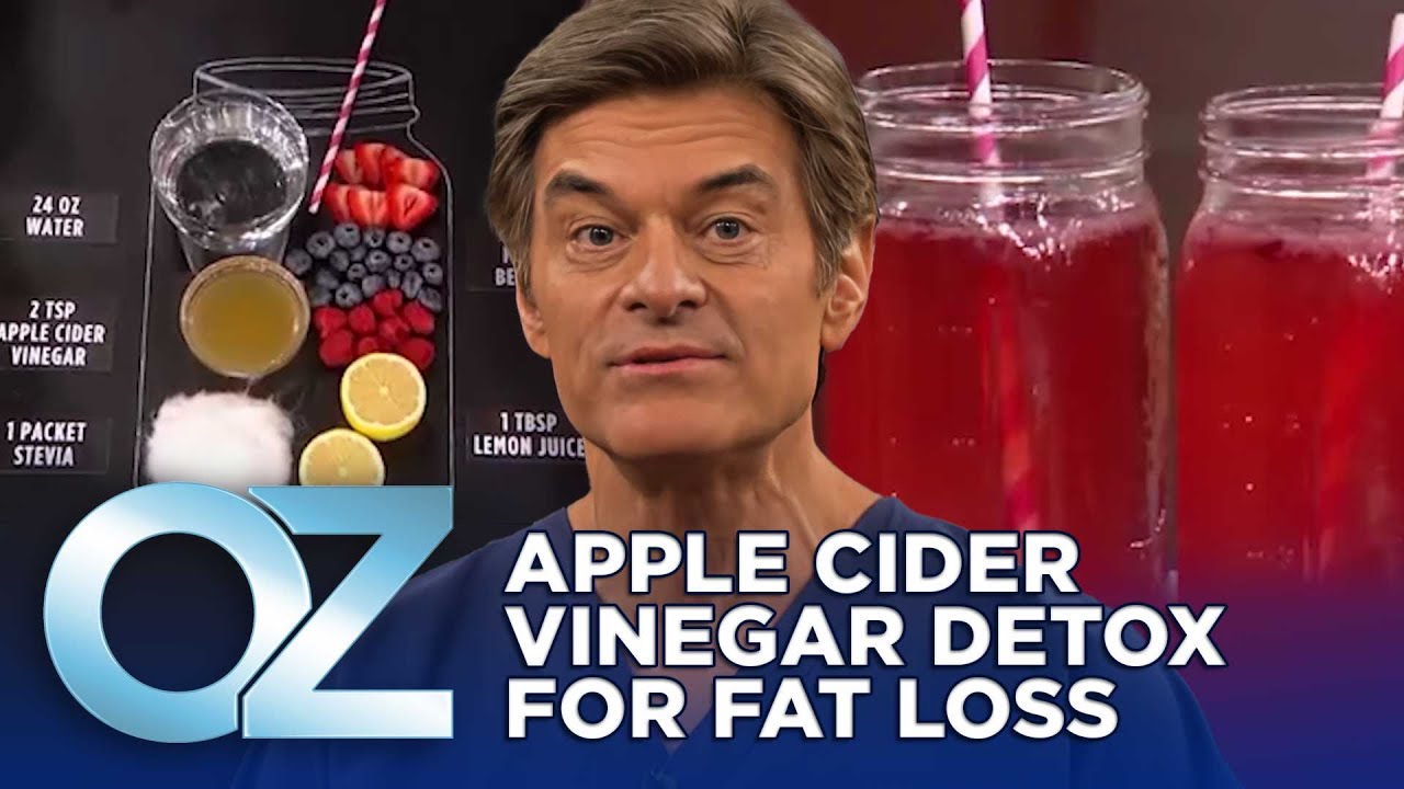 Детокс с яблочным уксусом для борьбы с жиром на животе | Oz Weight Loss