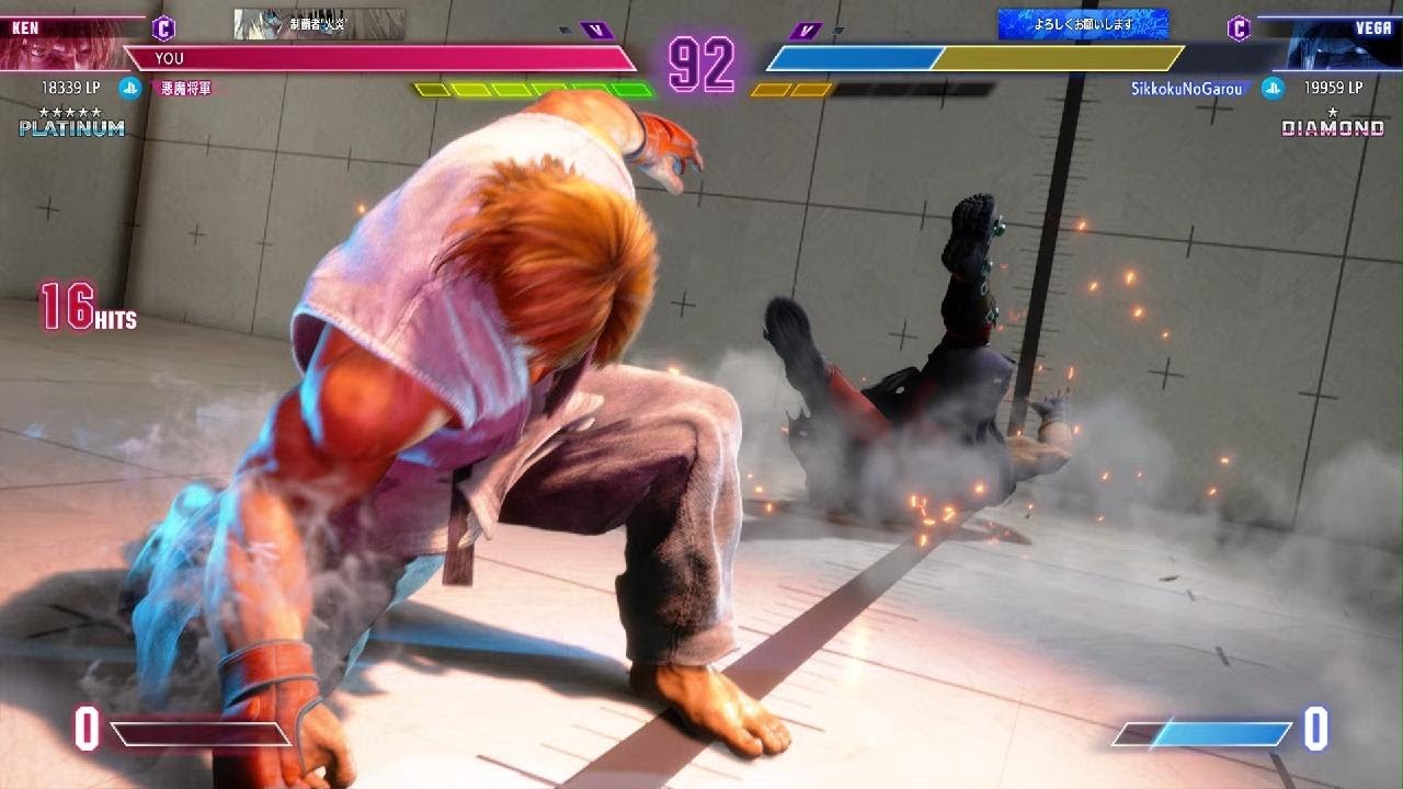 Street Fighter 6　M.BISON(VEGA) VS KEN Ranked Match PLATINUM⭐⭐⭐⭐⭐ PS5　実況有り