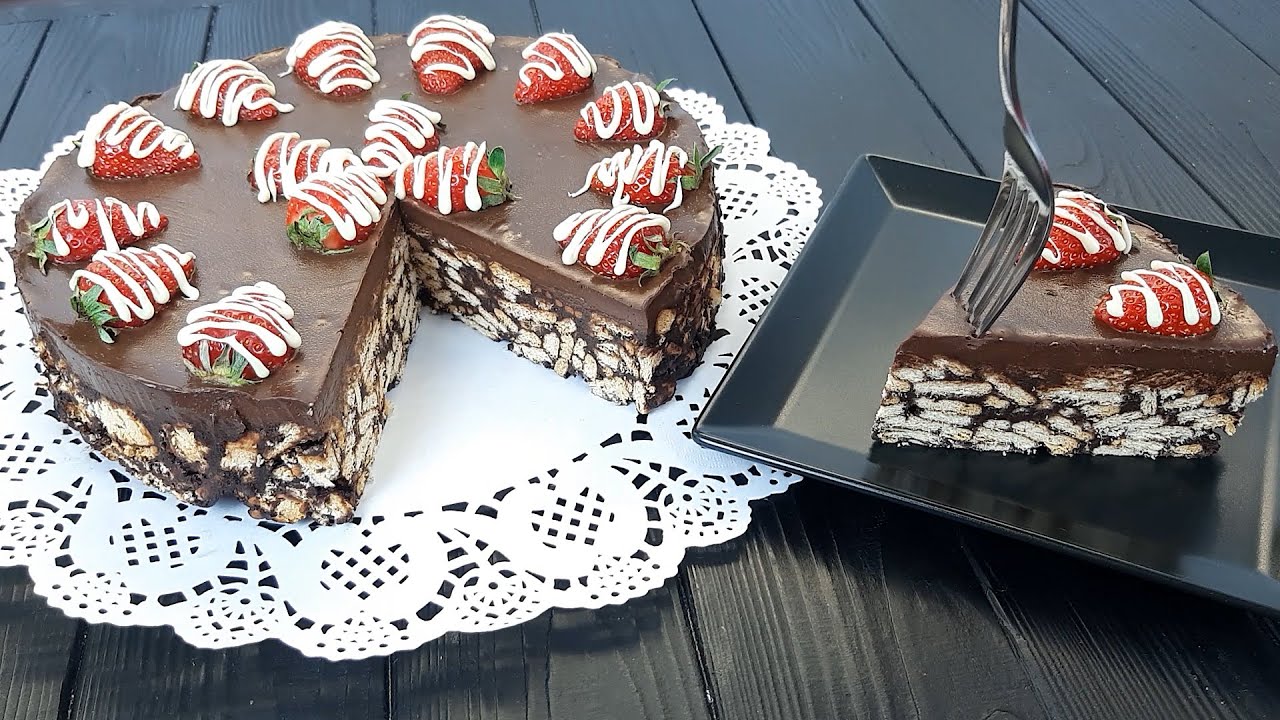 20 deqiqede sobasiz miksersiz asan tort resepti. Mozaik tort resepti |MYFOODCHANNEL
