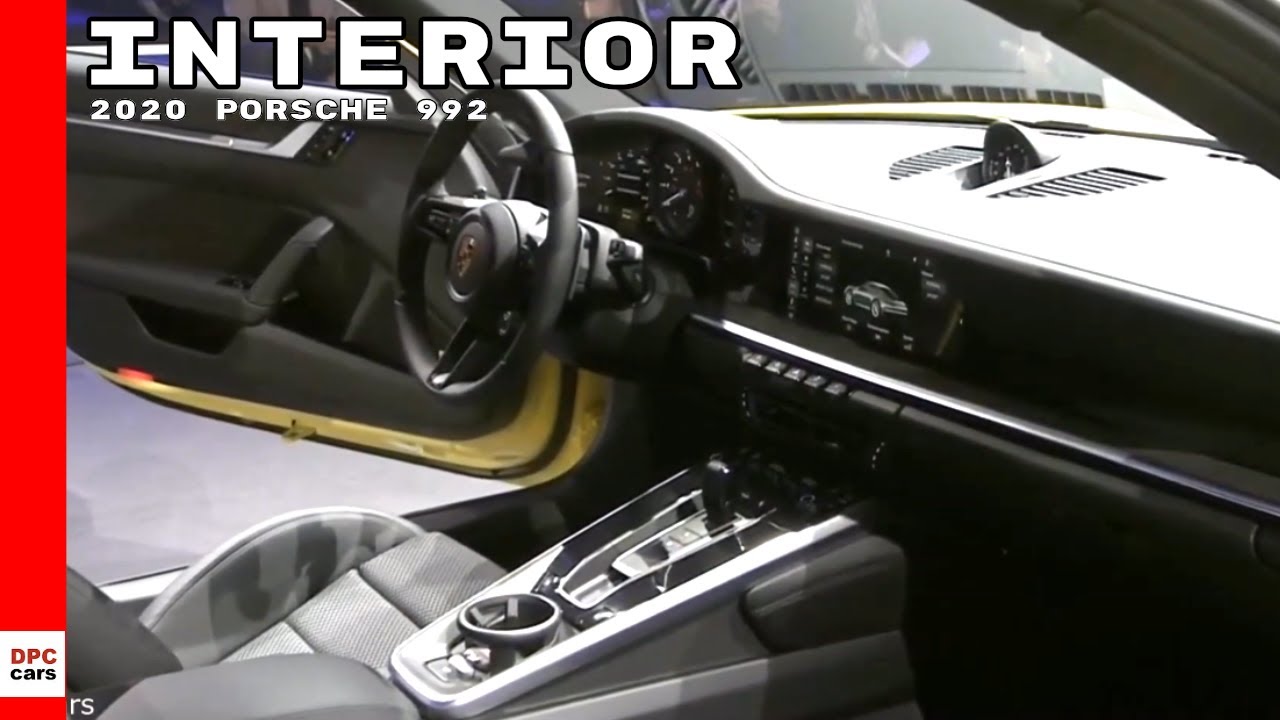 2020 Porsche 992 911 Interior