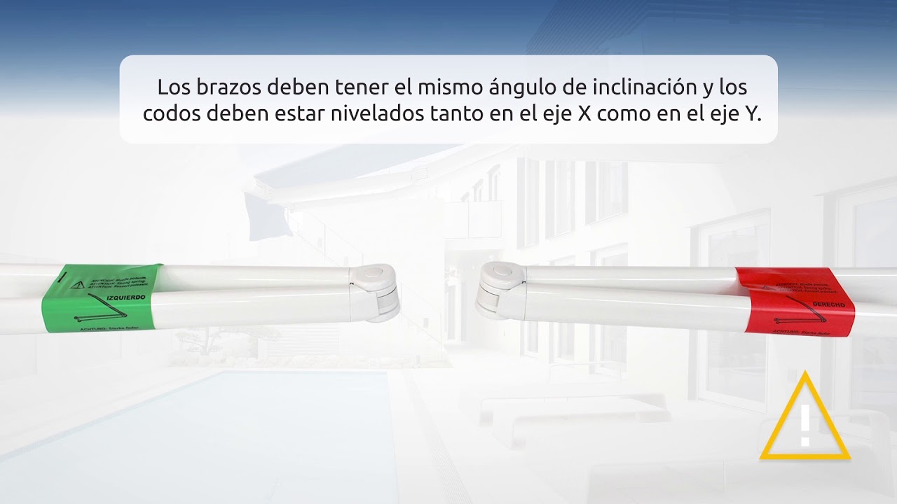 Instalación Toldo de Brazos Extensibles Versión PTP