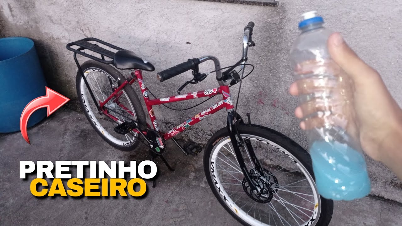 COMO FAZER um PRETINHO CASEIRO para passar no PNEU! 😱