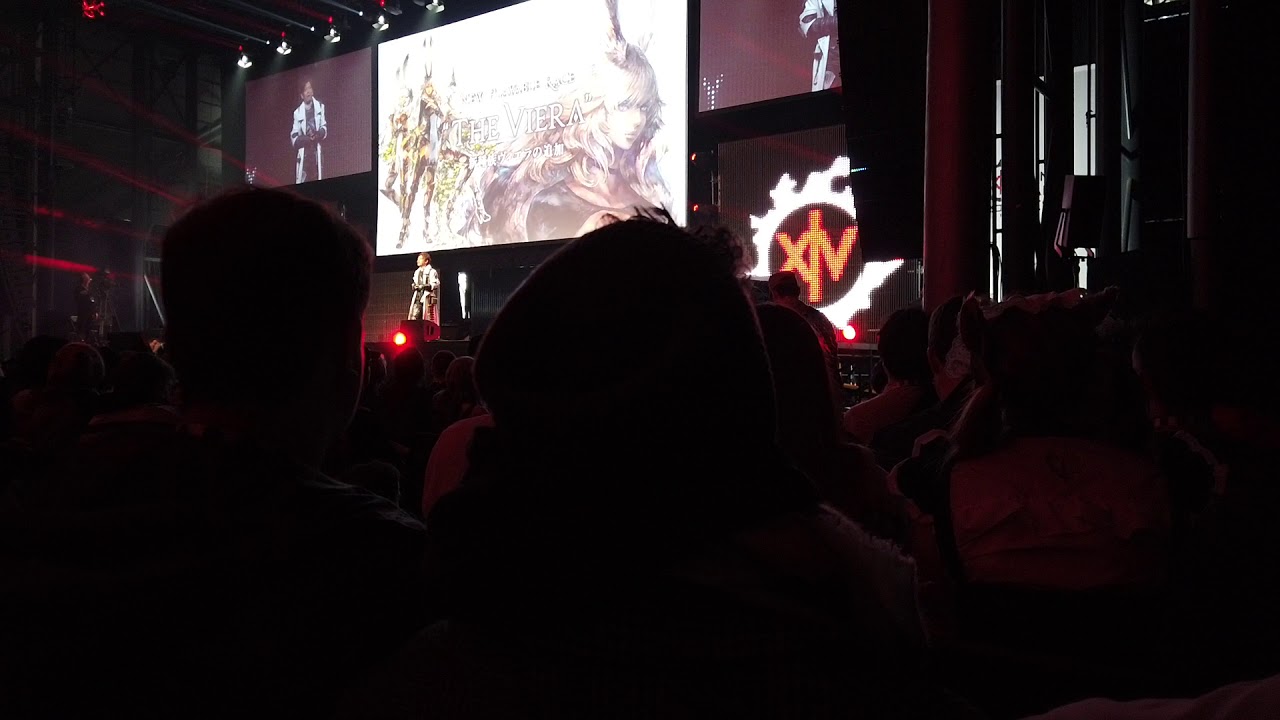 FFXIV Fan Festival 2019 Paris - Viangaa/Viera crowd reaction