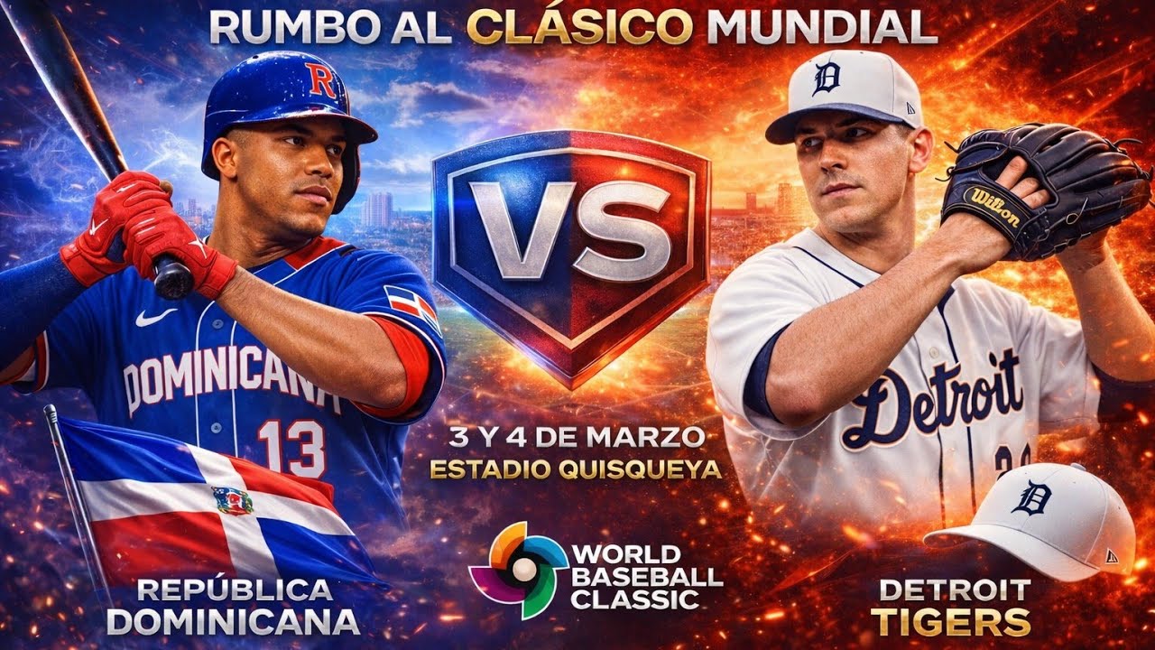 República Dominicana vs Detroit  Rumbo al clásico mundial de béisbol 2026 The Show 2025 en vivo