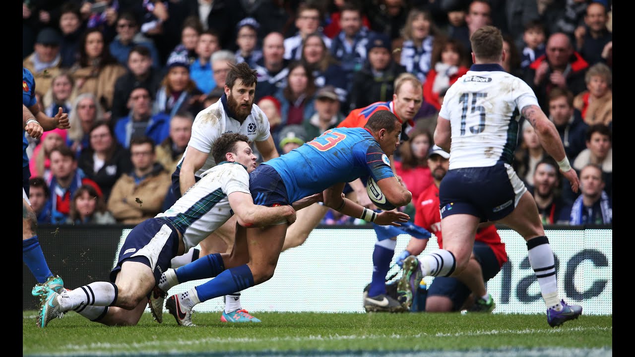 Gael Fickou scores after sustained French pressure!  | RBS 6 Nations