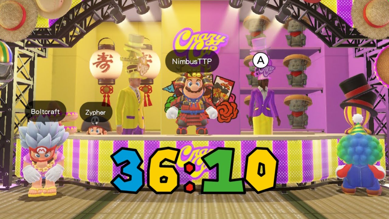 Super Mario Odyssey Online - 4p Any% (36:10) [Current World Record]