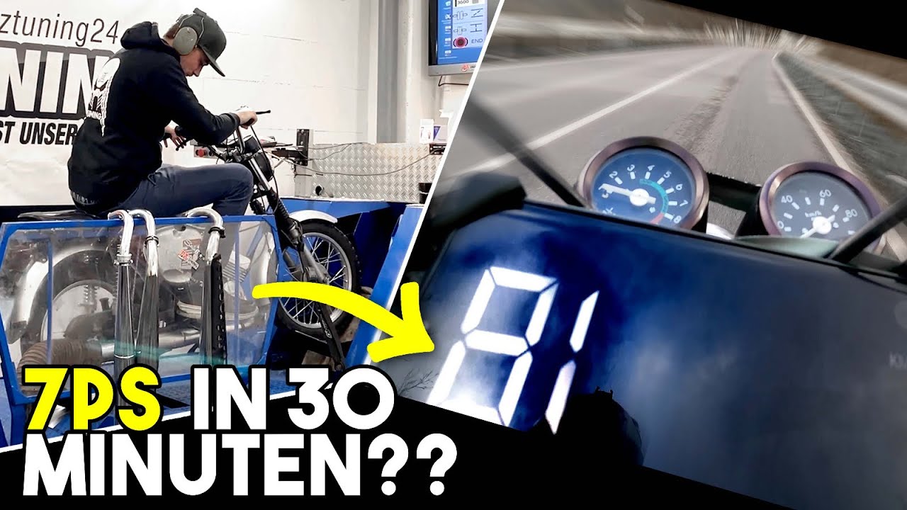 Simson frisieren! 7ps in 30 Minuten? Das kann jeder!? PZ Tuning