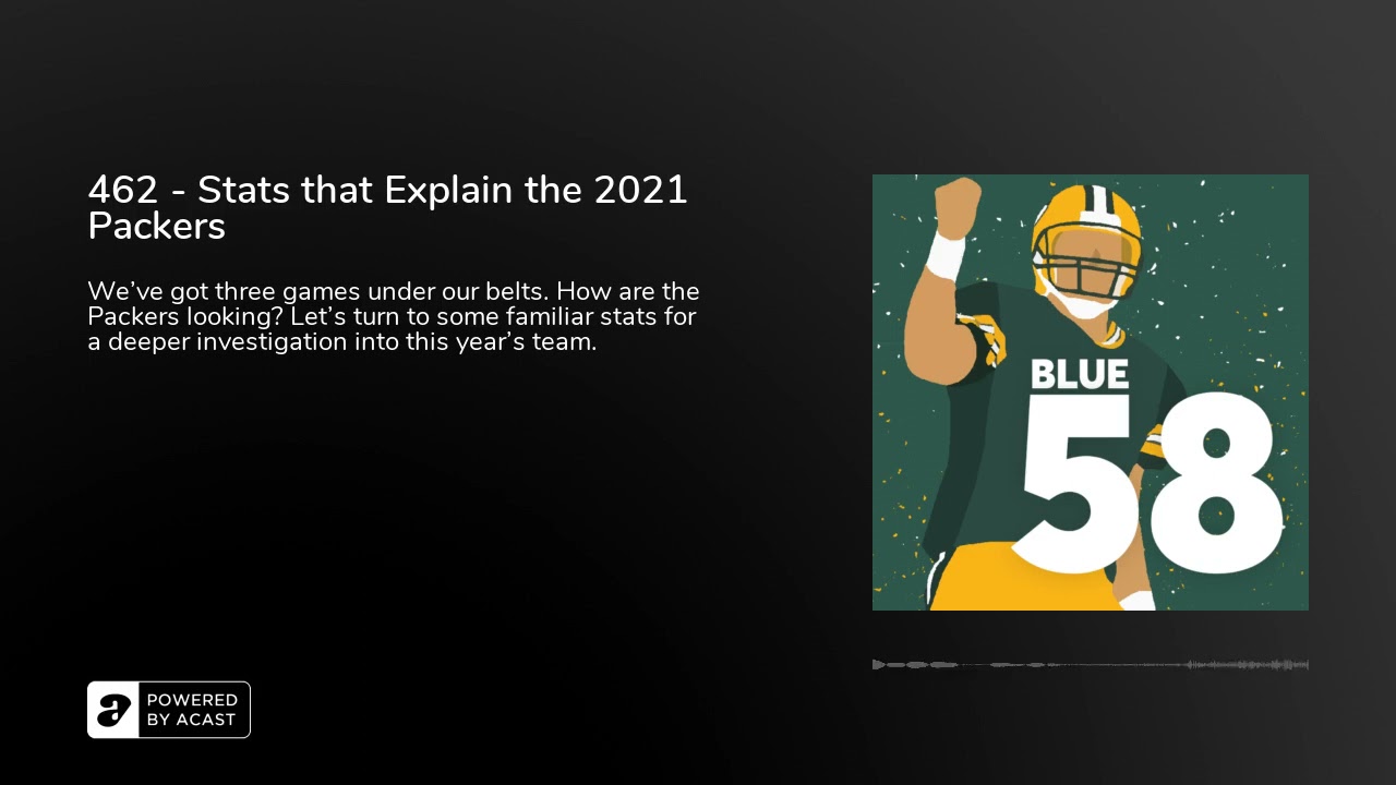 462 - Stats that Explain the 2021 Packers