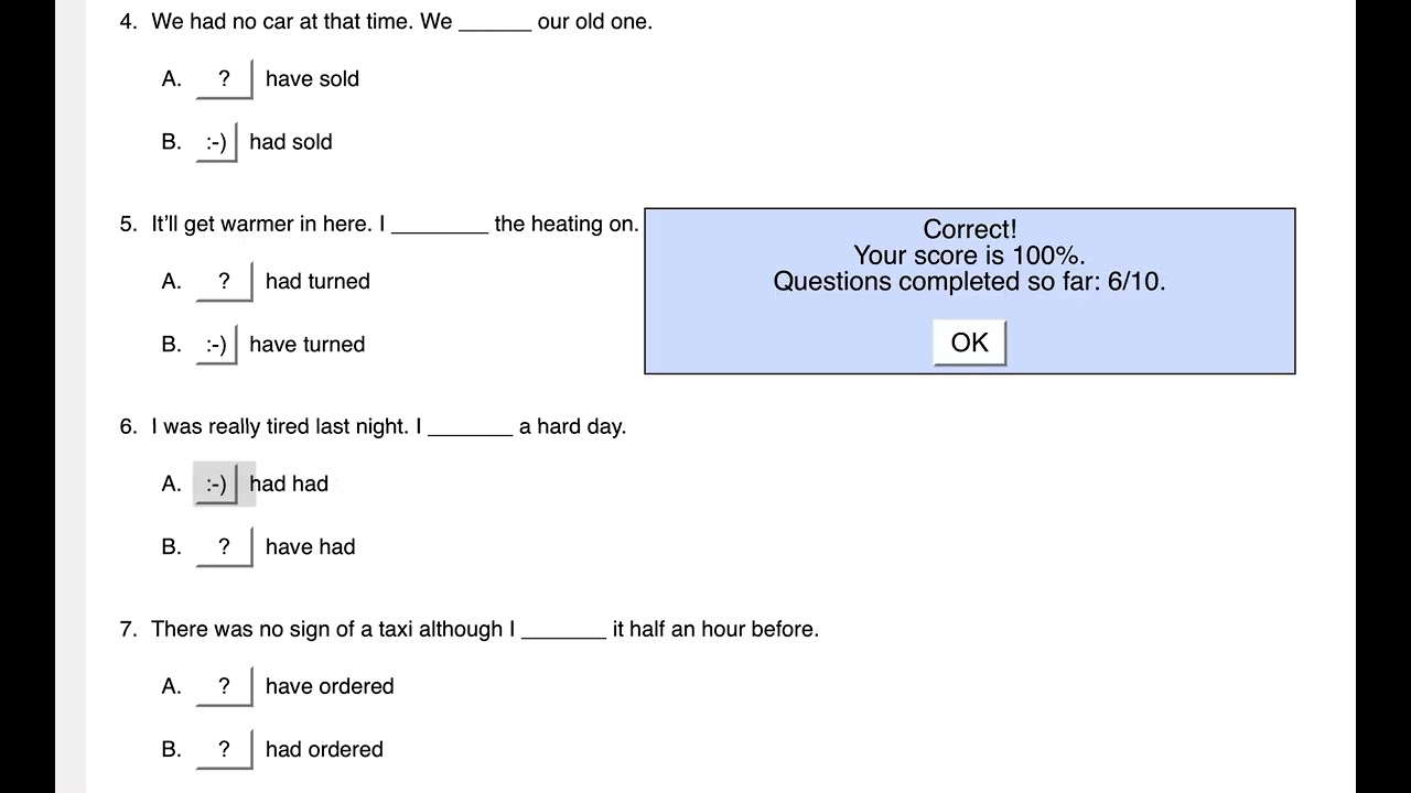 Present Perfect vs Past Perfect/ #english #ingilizce #grammarexercises #keşfet 