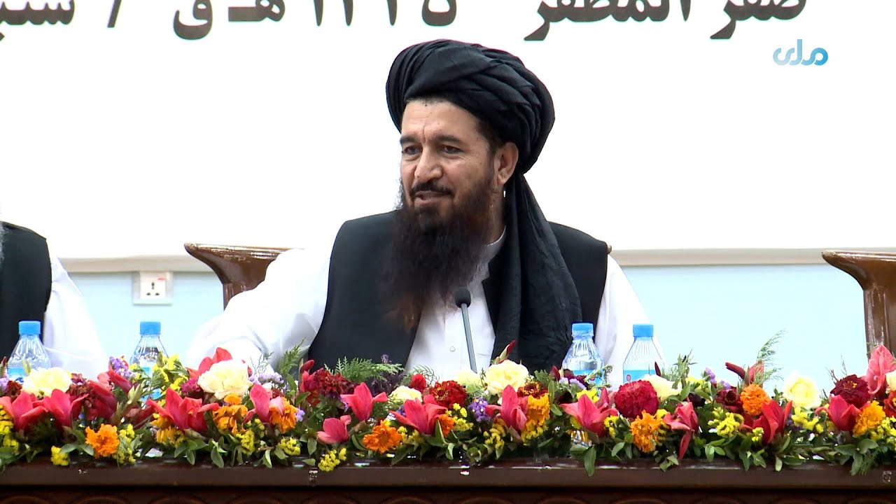 د علماوو او مخورو په غونډه کې د شیخ الحدیث الحاج خلیفه دین محمد صاحب وینا