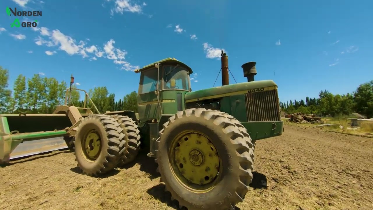 John deere 8440 nivelando el valle Argentino - Land Leveling - Norden Agro