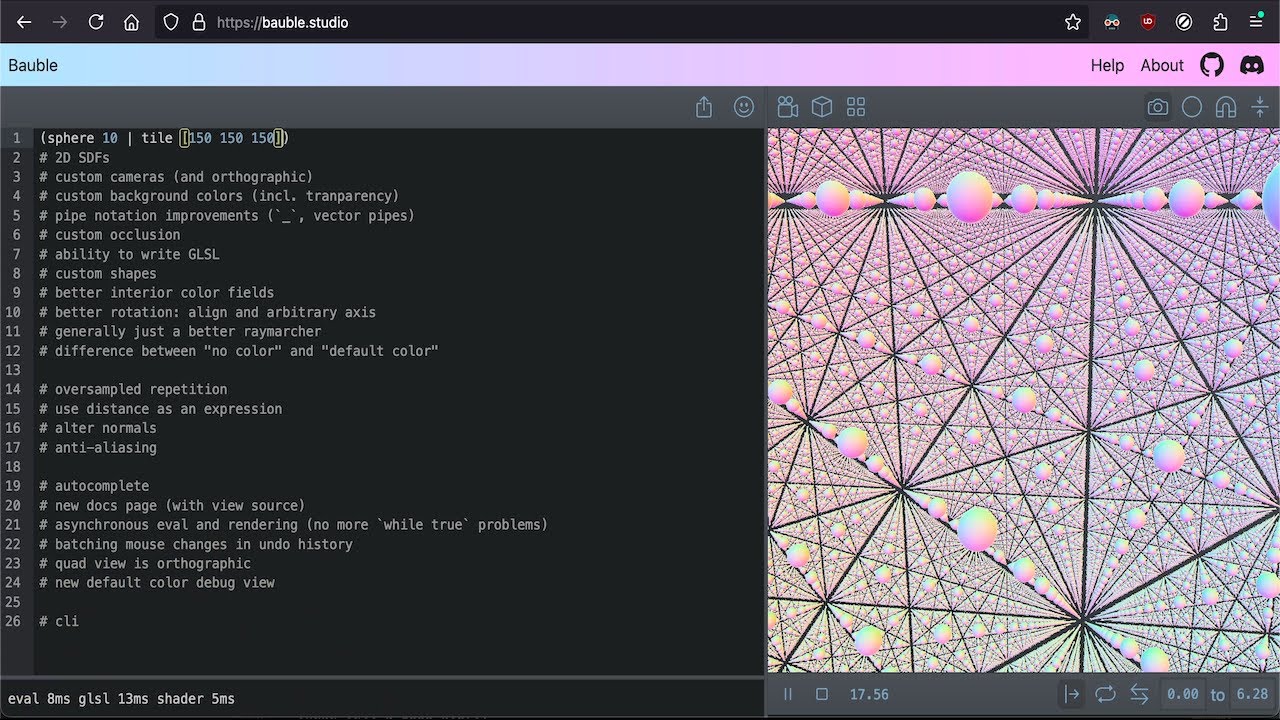 Bauble has some new features