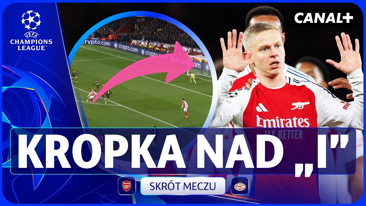 PIĘKNE GOLE I PEWNY AWANS ARSENALU! ARSENAL - PSV, SKR&Oacute;T MECZU