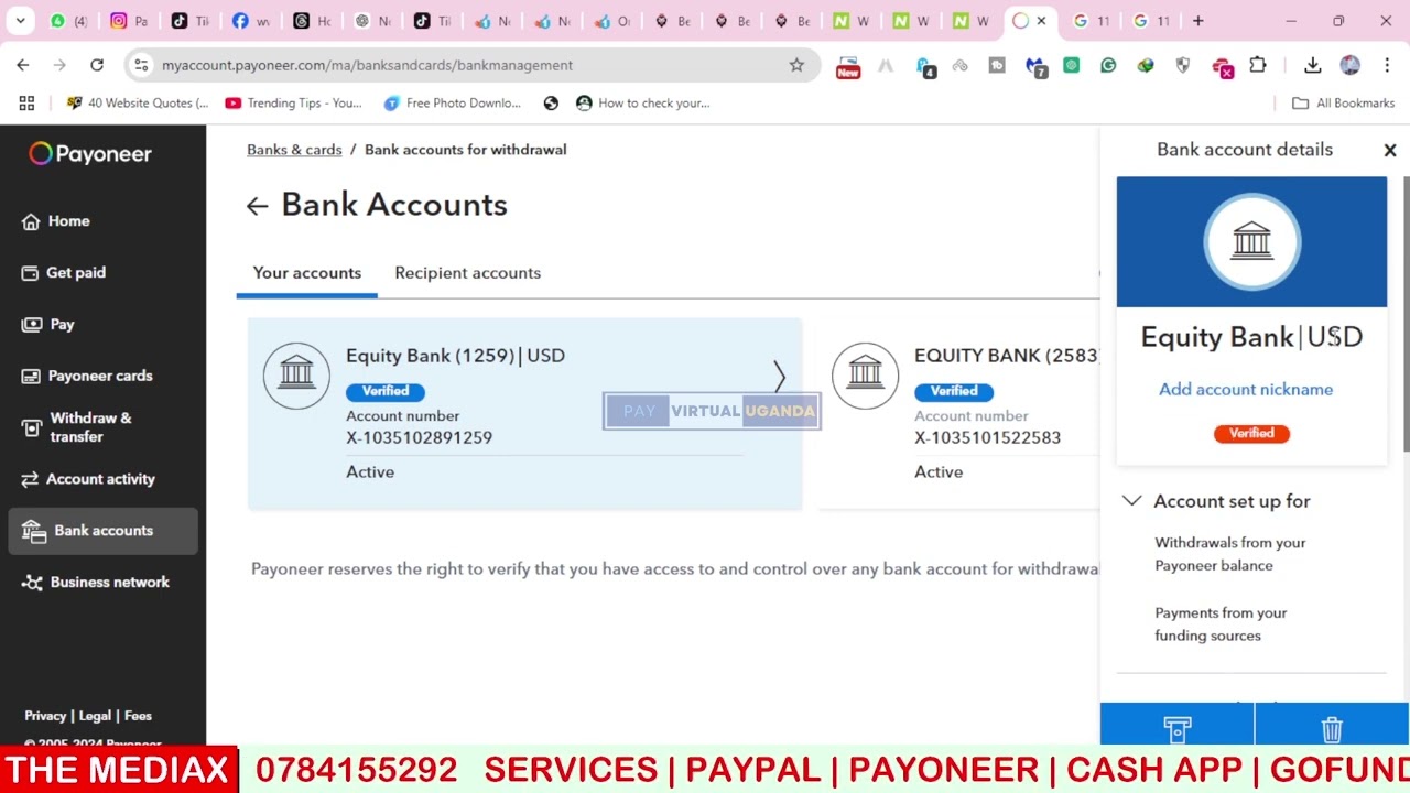 How To Delete Linked Bank Account On Payoneer 2025