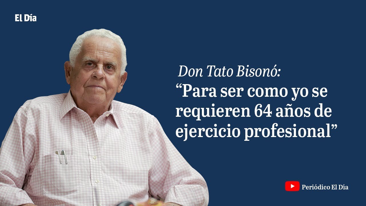 Trabajo y sacrificio son los cimientos del &eacute;xito logrado por Tato Bison&oacute;