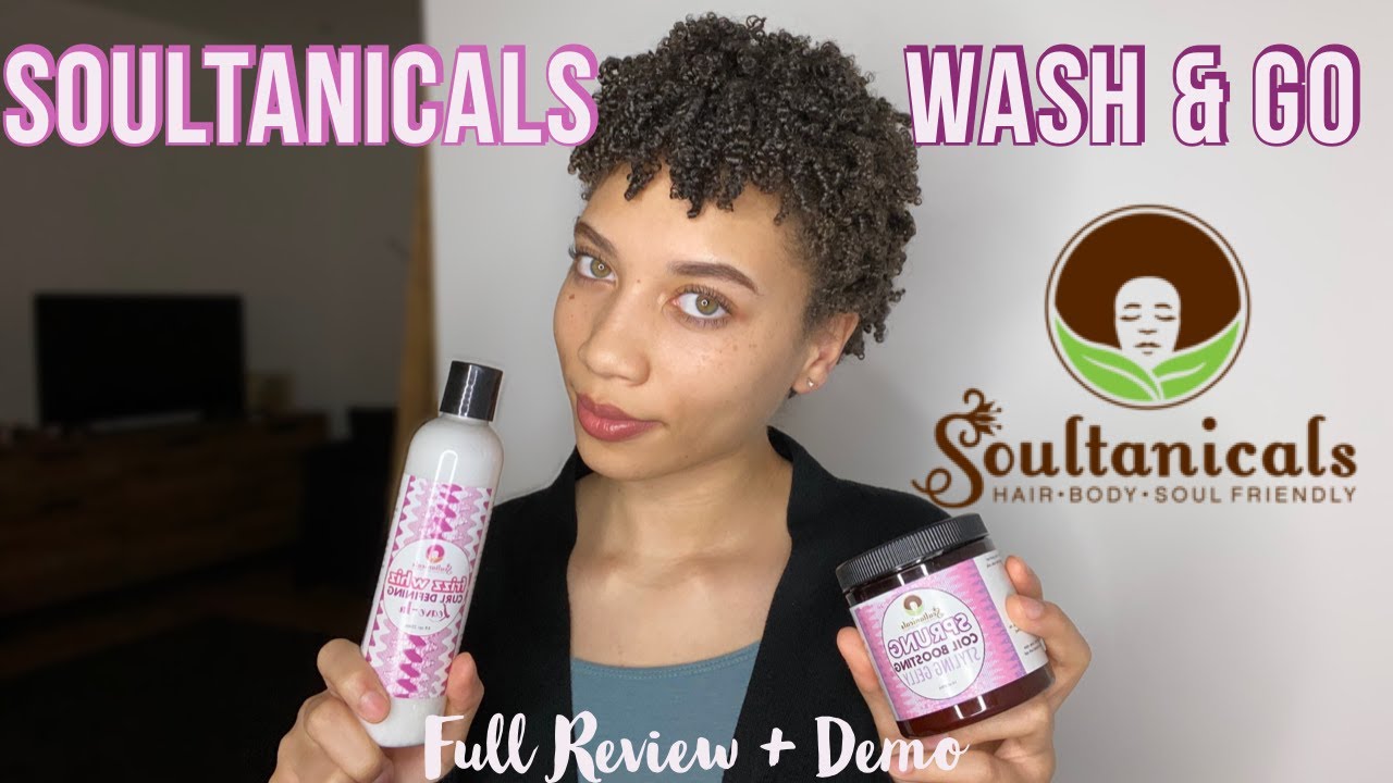 Finally Trying Soultanicals Products for a Wash & Go! | Full Review + Demo