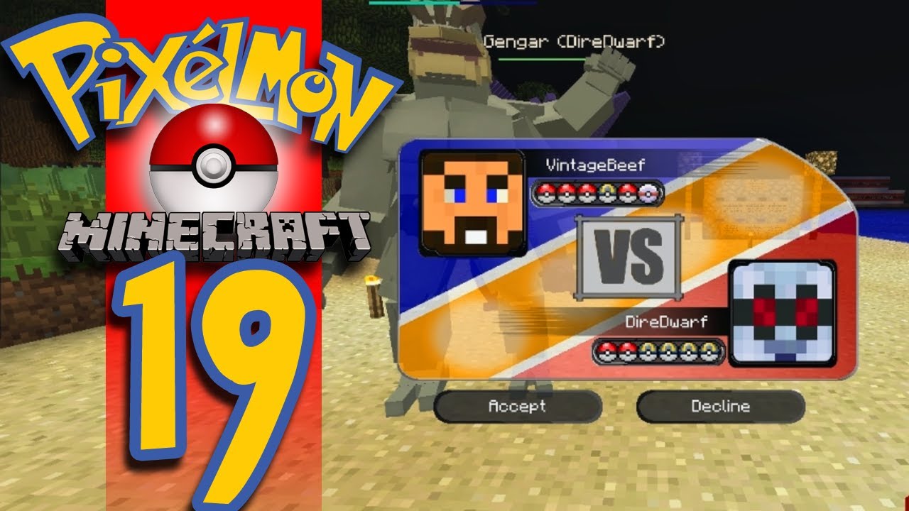 Minecraft Pixelmon - EP19 - Fights!
