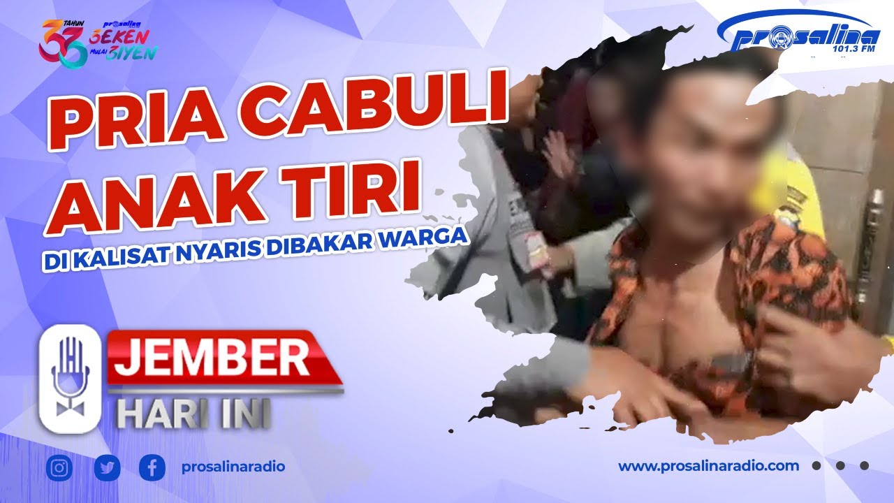 Pria Cabuli Anak Tiri Di Kalisat Nyaris Dibakar Warga