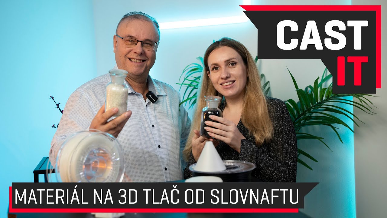 Nový materiál pre 3D tlač od Slovnaftu