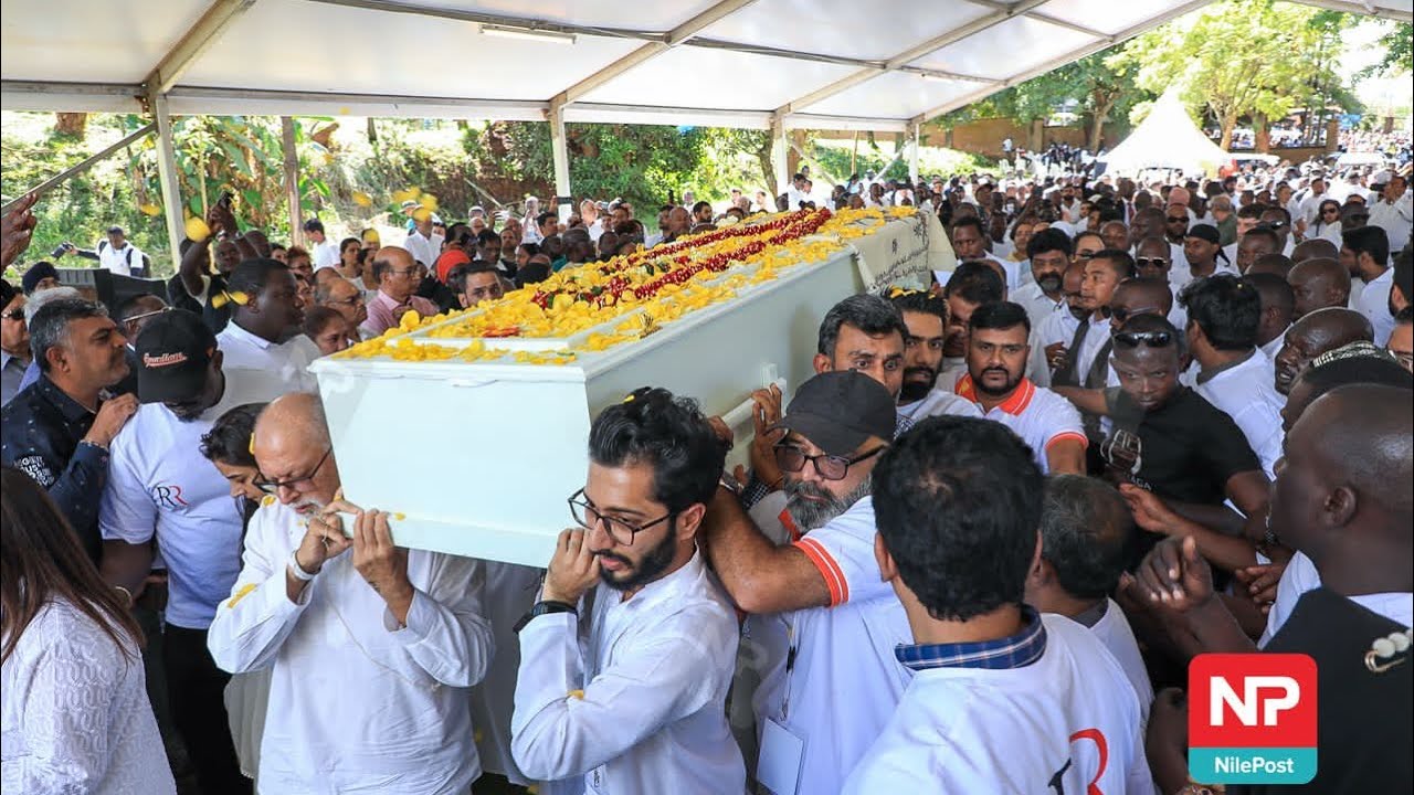 Rajiv Rupaleria’s Body Arriving at Hindu Crematorium in Lugogo for The Final Burial