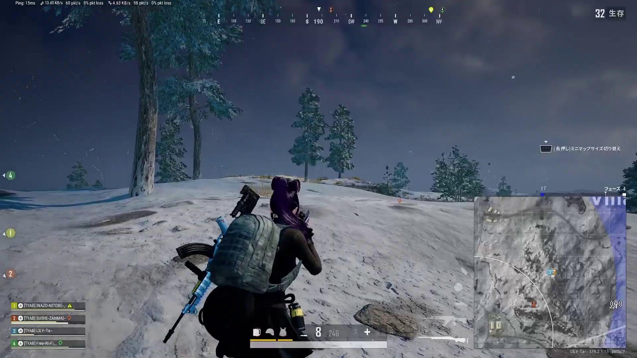 PUBG　ぱぷ