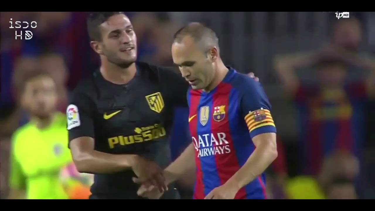 Andrés Iniesta VS Atletico Madrid (21\09\2016)