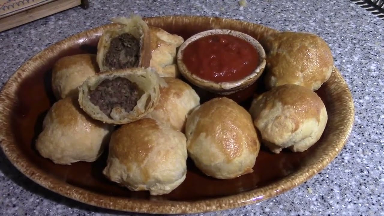 Meatballs Wrapped In Puff Pastry