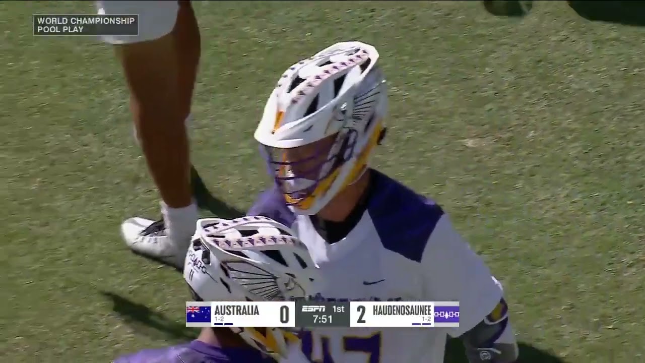 Haudenosaunee vs Australia Men's World Lacrosse Championship 2023 Pool play