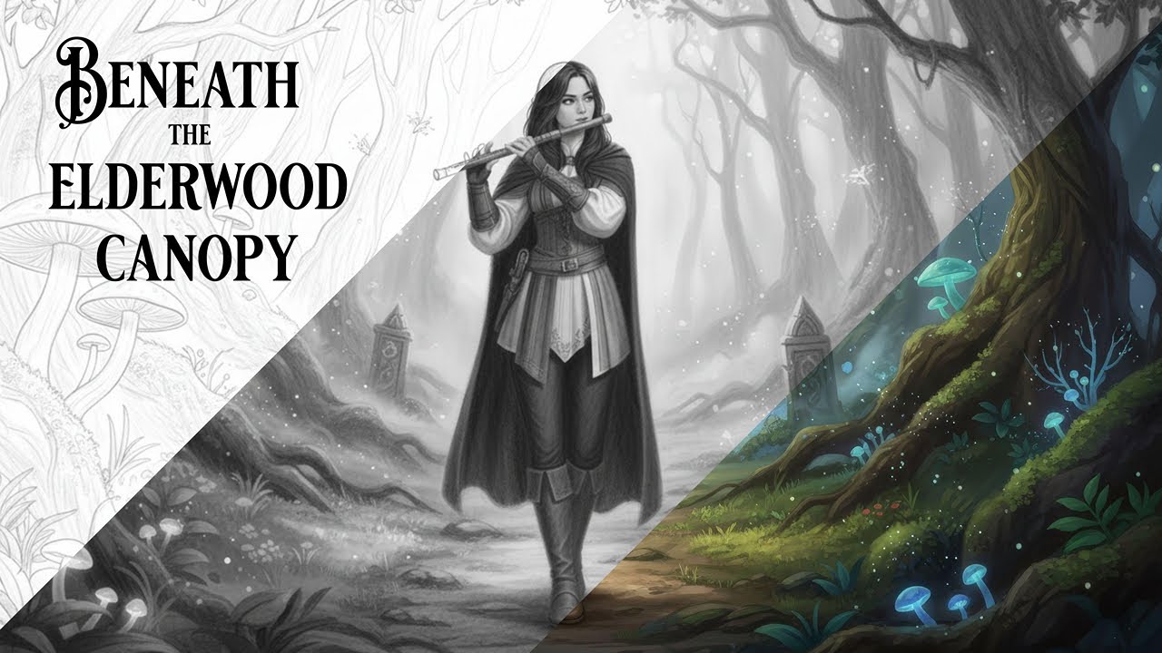 Beneath the Elderwood Canopy | Enchanted Forest Fantasy Flute | Laelyn the Wandering Bard