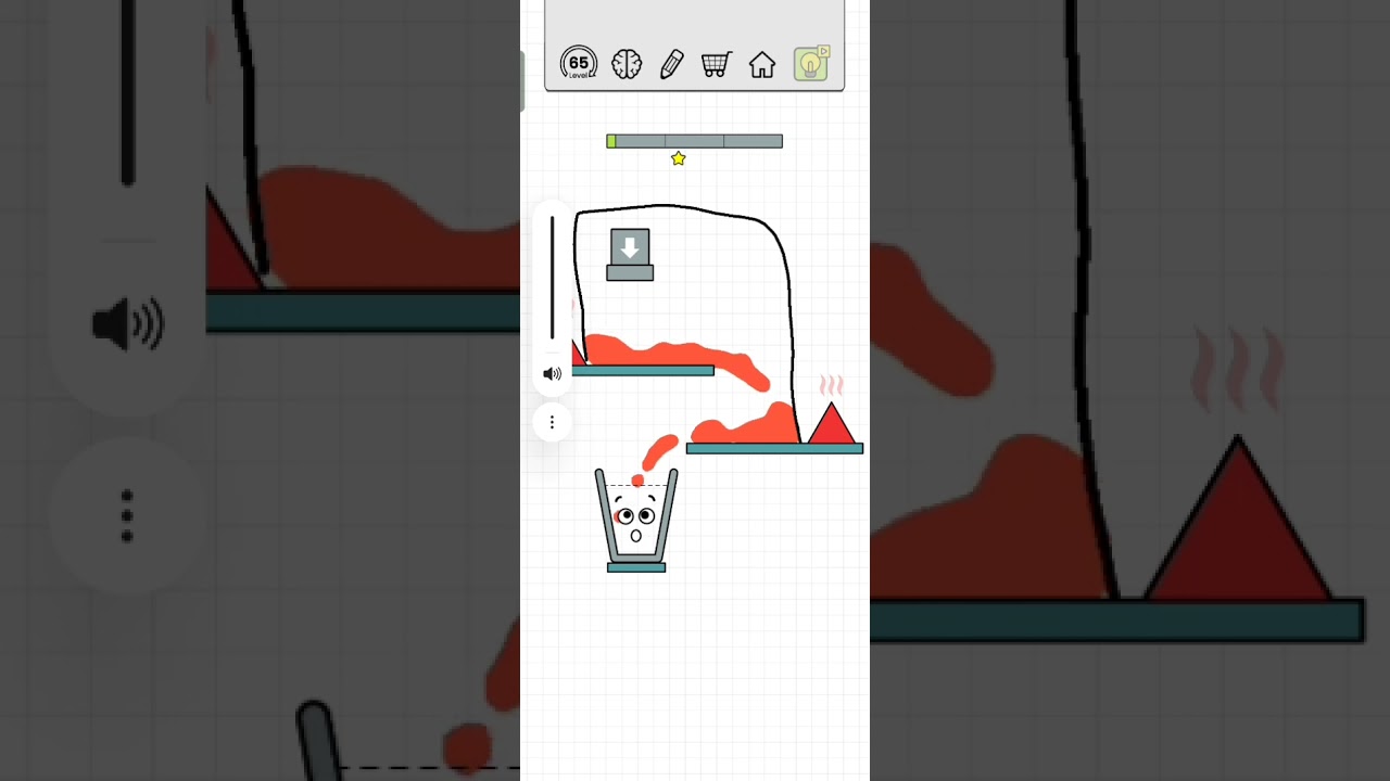 HAPPY GLASS level 65 complete 💯✅#youtubeshorts#gaming#happyglass#happyhacker#playstoregames