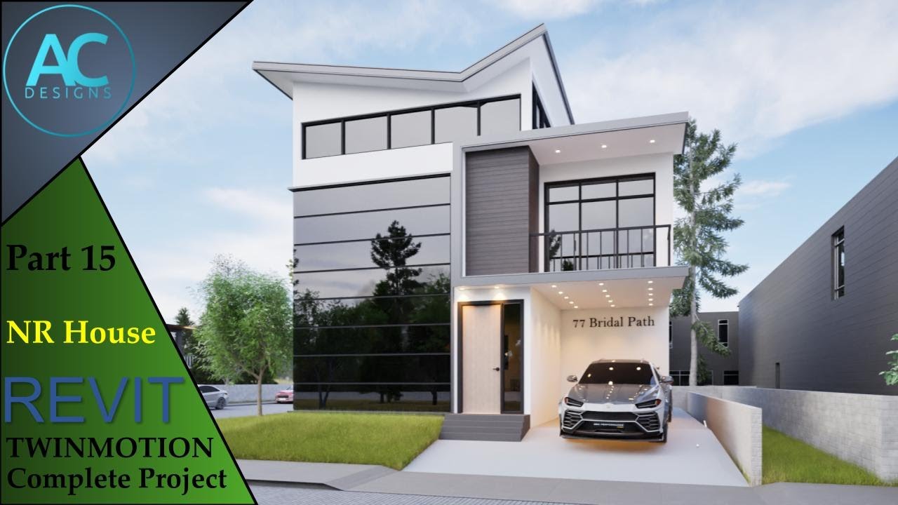 NR House | Часть 15 | Полный пошаговый проект | Учебное пособие по Revit и Twinmotion