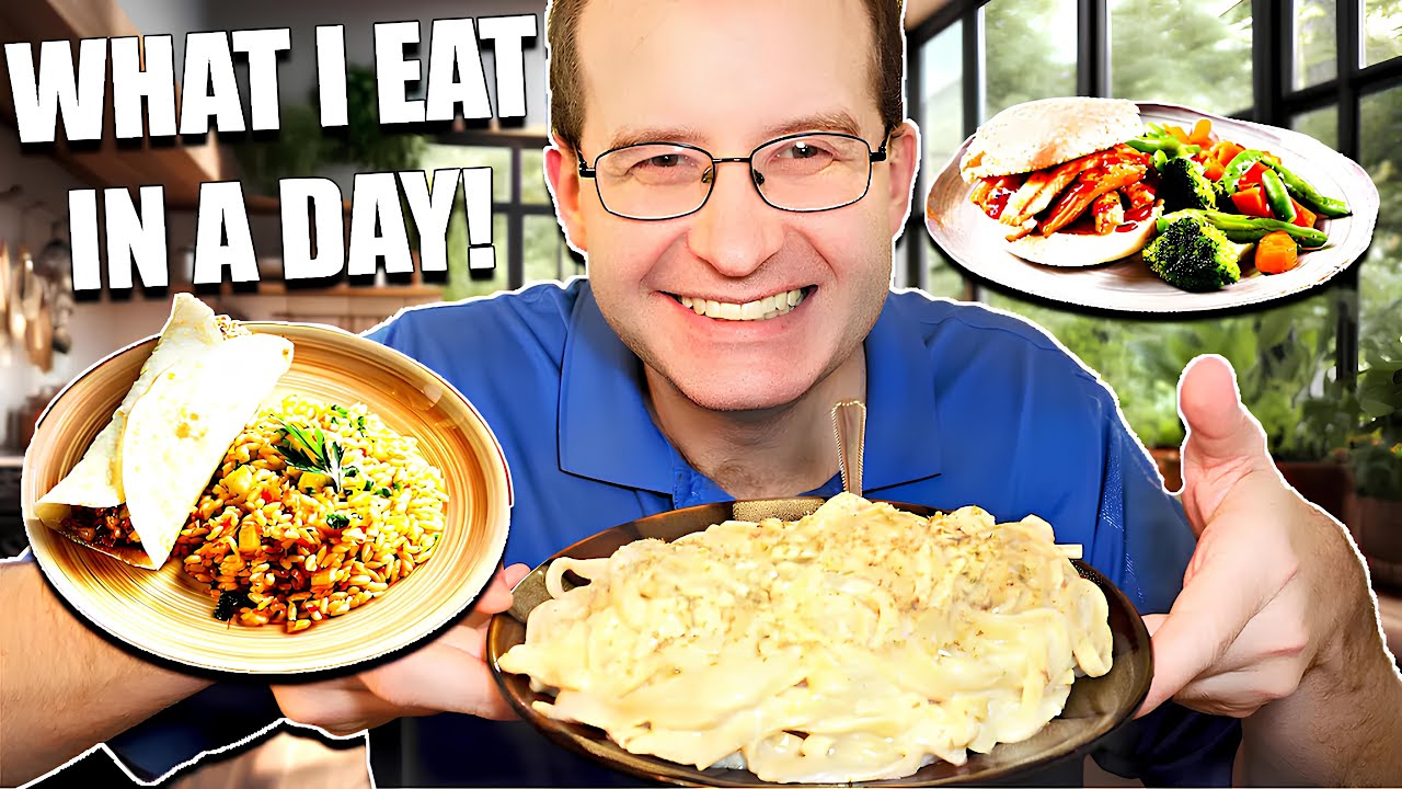 What My Husband REALLY Eats  In A Day Off Camera!