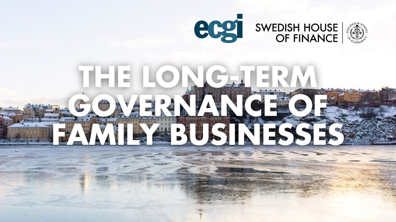 “The long-term governance of family businesses” with Peter Wallenberg and Sarah Jack