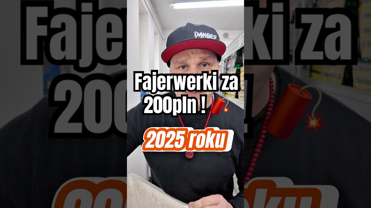 Fajerwerki na Sylwestra za 200zł!? Sprawdźmy czy to możliwe w 2025 💥