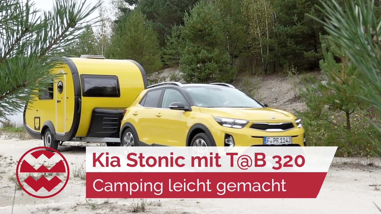 Kia Stonic 1.0 T-GDI mit T@B 320: Camping leicht gemacht - World in Motion | Welt der Wunder