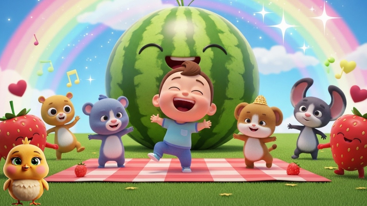 🧺 Wiggle Wiggle Picnic! | Cute Toddler Song & Nursery Rhyme