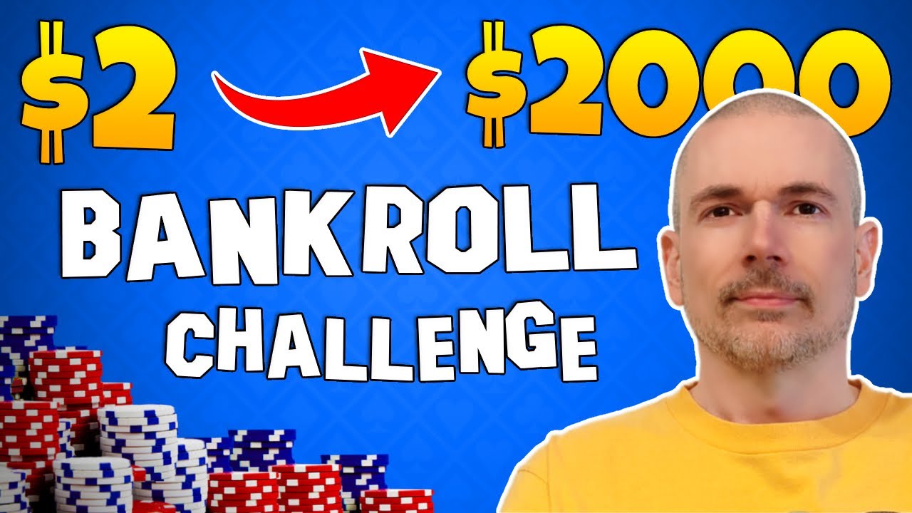 $2 Poker Bankroll Challenge #01 - Starting at NL2 Microstakes
