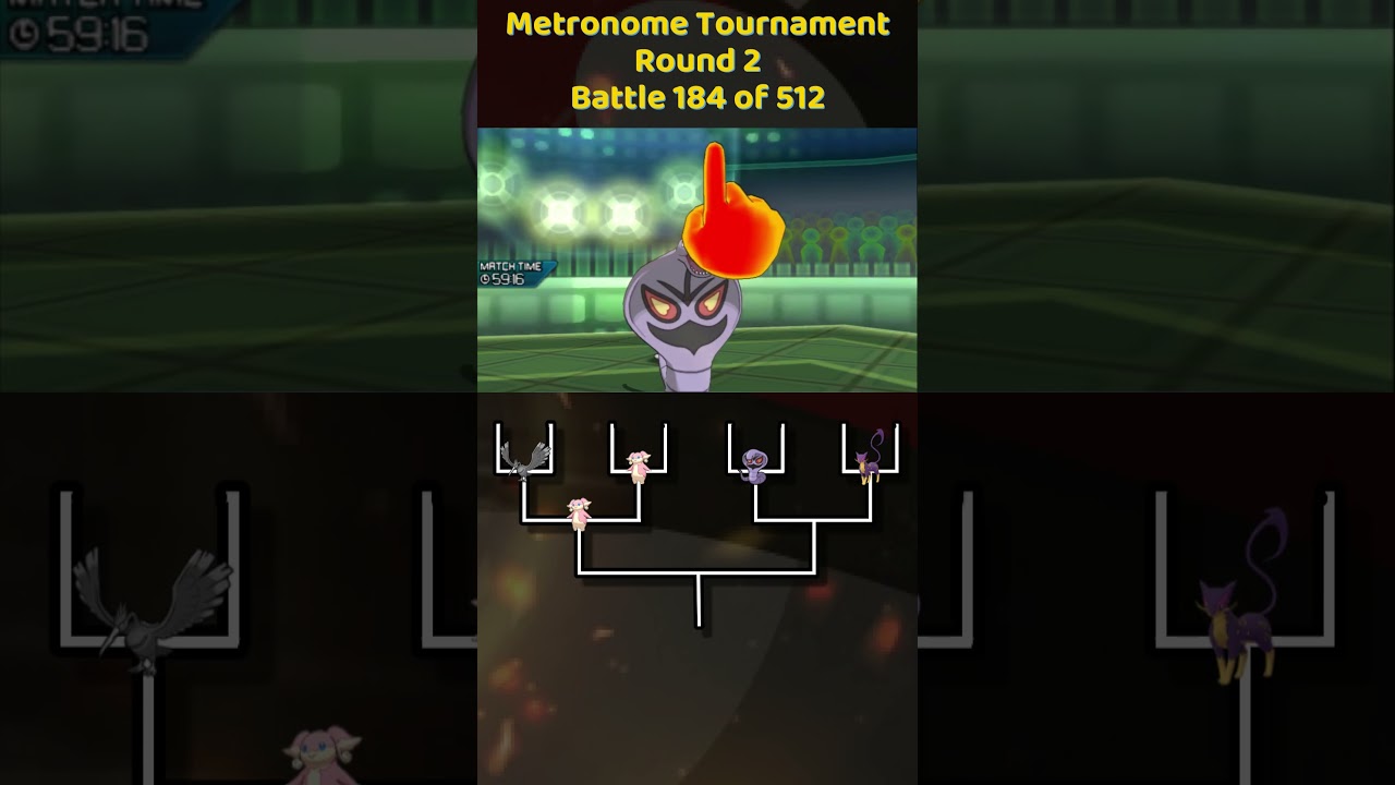 Arbok Takes On Liepard In An Epic Metronome Tournament Battle