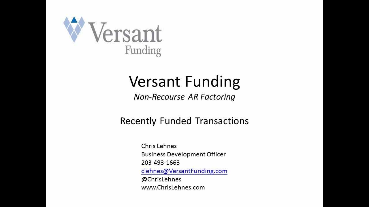 Non-Recourse Factoring  - Case Studies