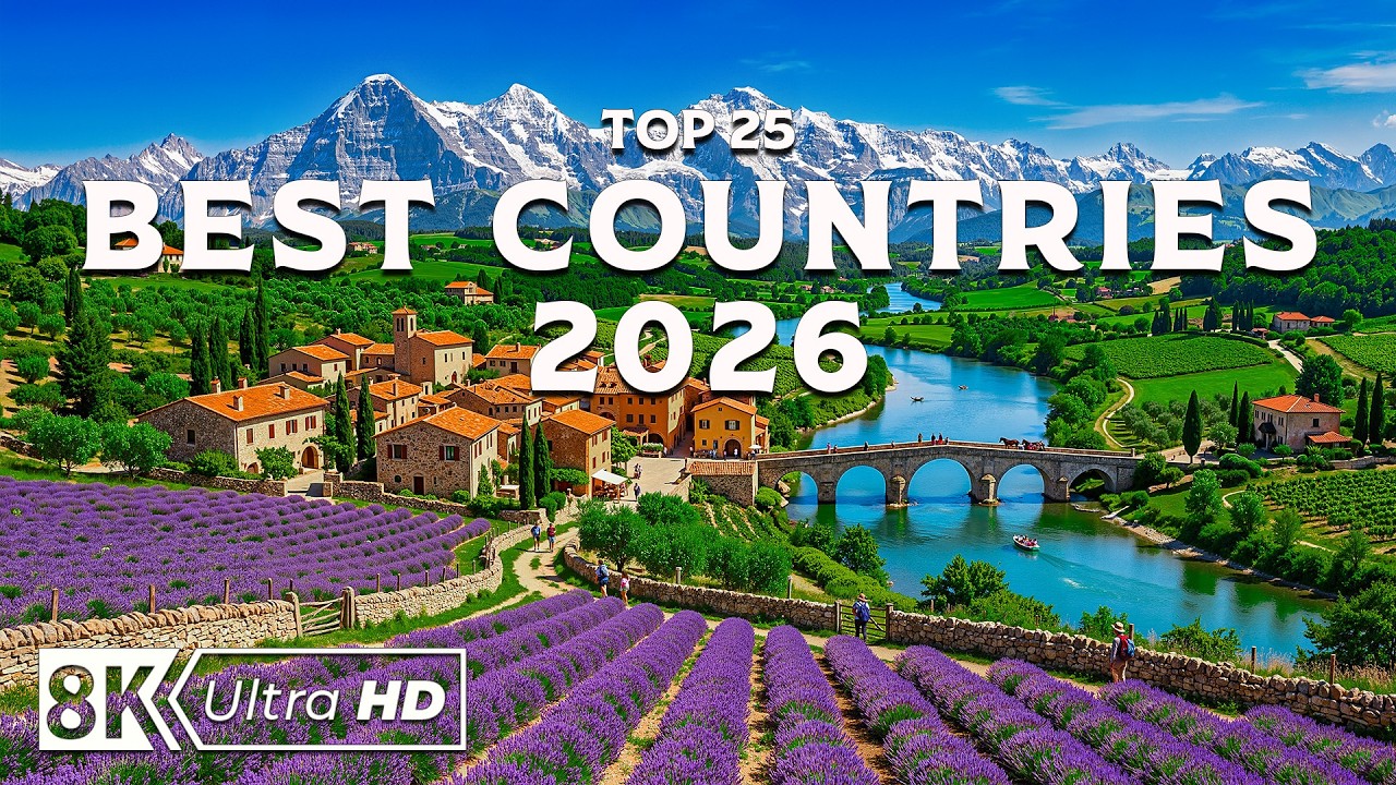 Top 25 Most Beautiful Countries to Visit &ndash; A Journey Through Stunning Landscapes | Travel Video 4K