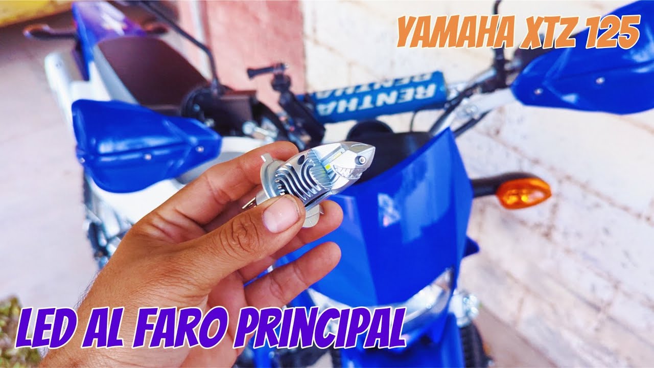 • Cambiamos a LED el faro principal • YAMAHA XTZ 125 •