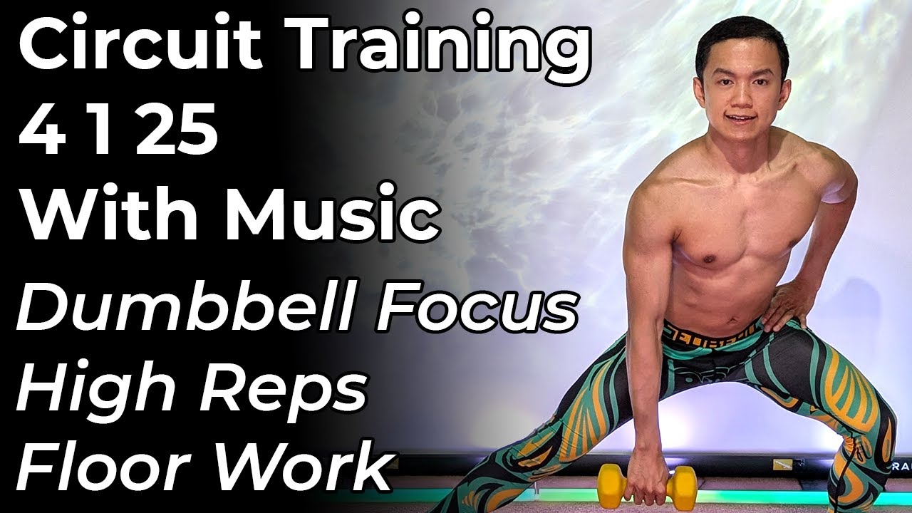 Follow Along Workout (Intermediate) - Circuit Training (Read Description) (With Music)