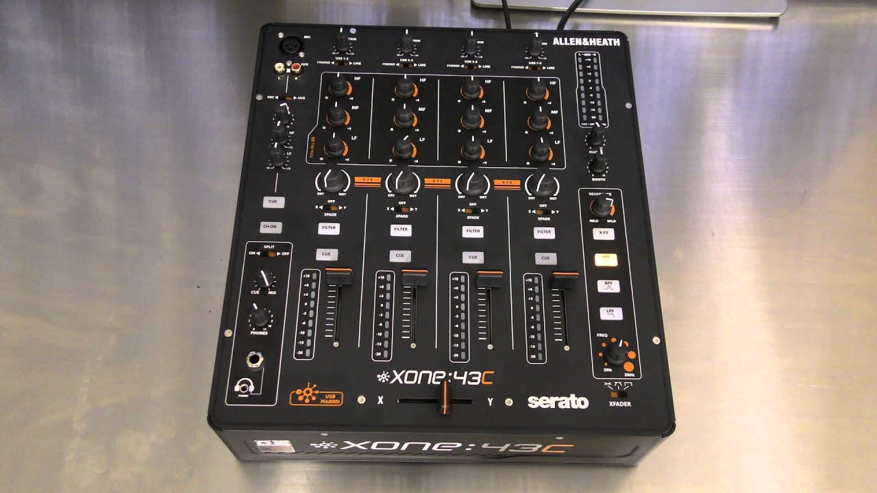 Видеообзор микшера Allen & Heath Xone:43C