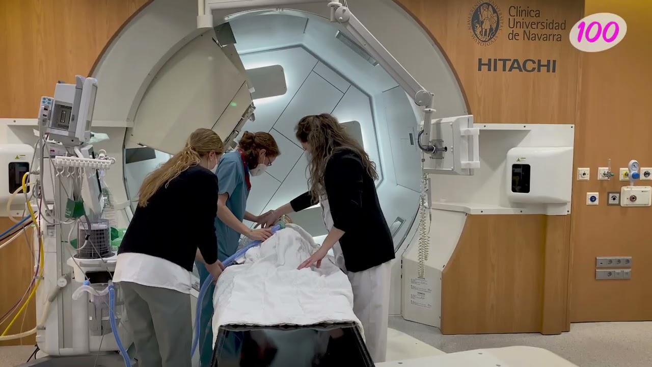 Laura, la paciente número 100 de la Unidad de Protonterapia de la Clínica Universidad de Navarra