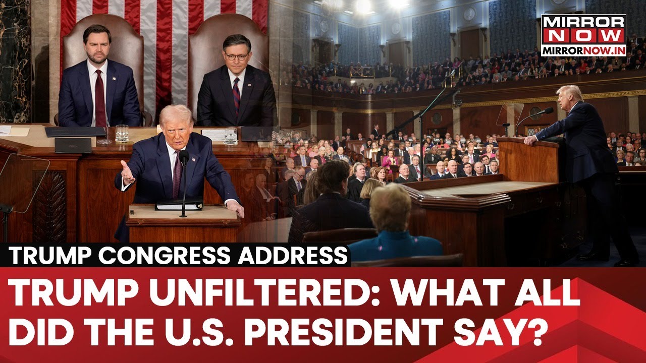 Trump Unfiltered During His 1st Congress Address; From Immigration To Ukraine, What Did He Say?