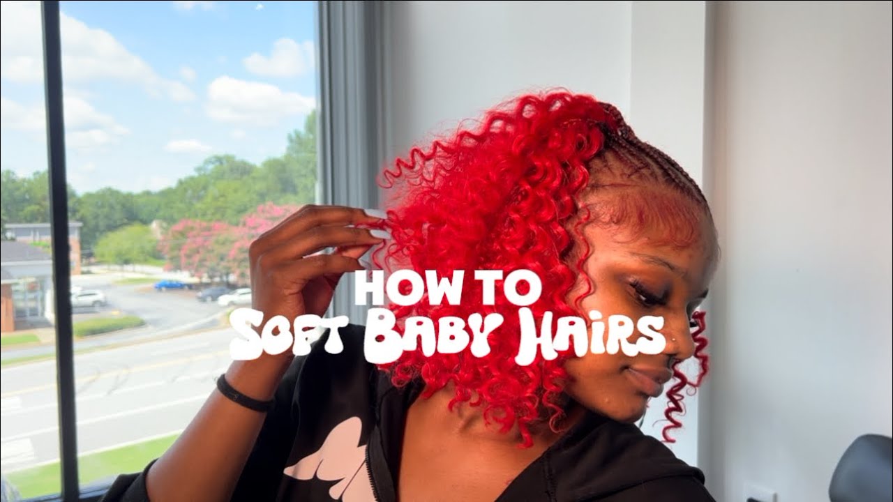 How to soft baby hairs on 4c natural hair | beginner friendly easy baby hair tutorial 
