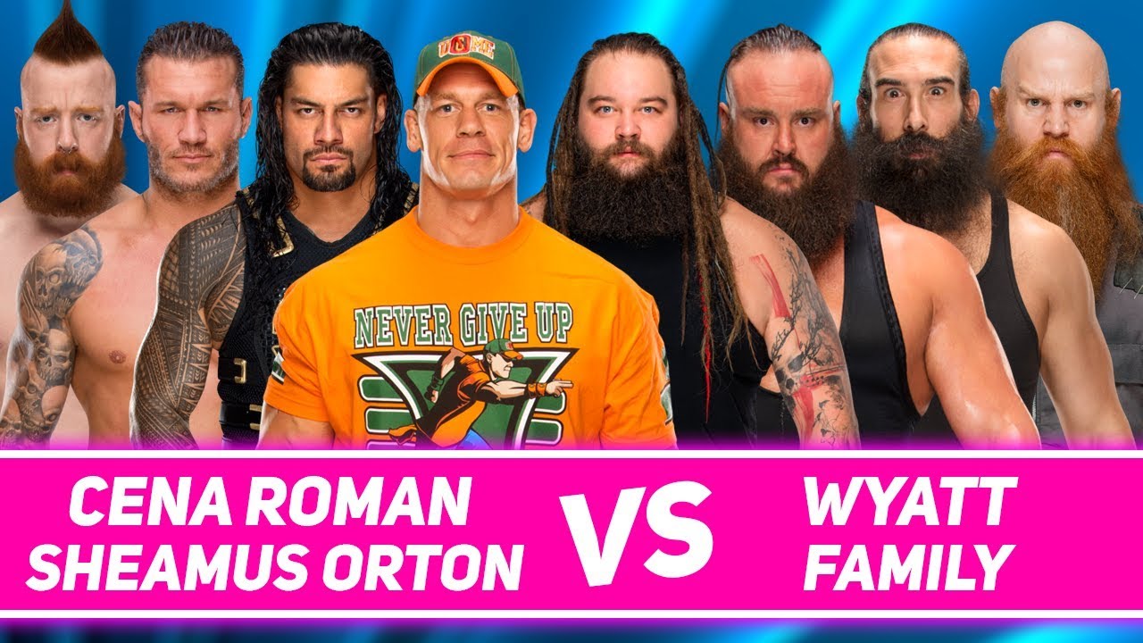 The Wyatt Family vs. John Cena & Randy Orton & Sheamus & Roman Reigns
